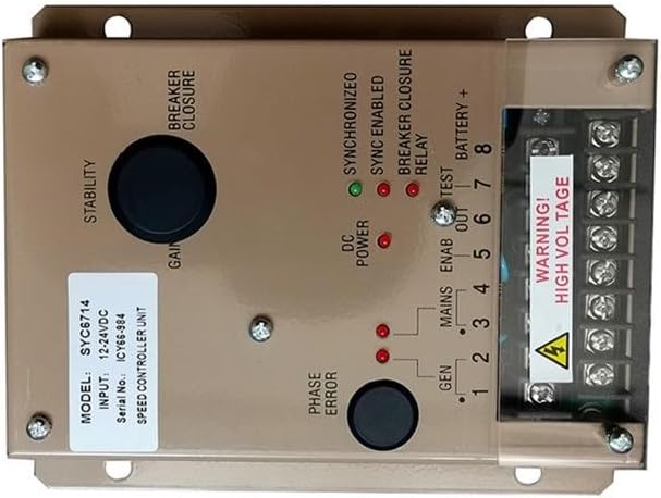 SYC6714 Speed Governor Control Unit Generator Electronic Controller Module