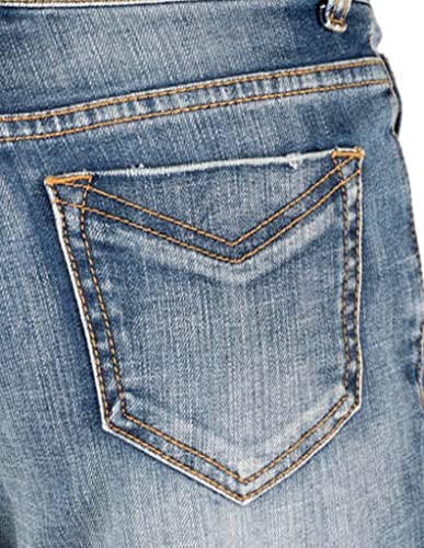 Stetson Western Denim Jeans Womens Button Blue 11-054-0214-0809 BU4