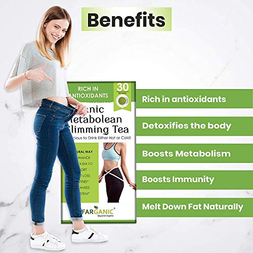 Farganic Organic Metabolean Slimming Green Tea for Weight Loss Farganic Organic Metabolean Slimming Green Tea for Weight Loss