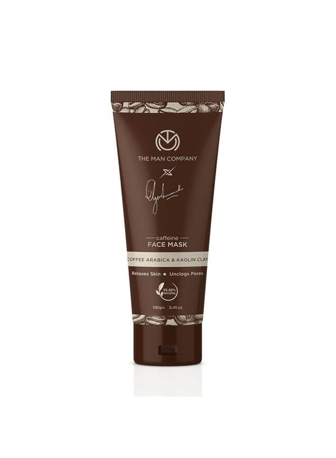 The Man Company Coffee Face Mask for Glowing Skin with Coffee Arabica & Kaolin Clay - 100 gm