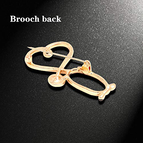 Image of Nurse Pin Stethoscope Pins Cuterus Heart-Shaped Pins Lapel Pin Personality Medical Jewelry for Women Nurse Accessories Gifts Hat Lapel Pins(Gold)