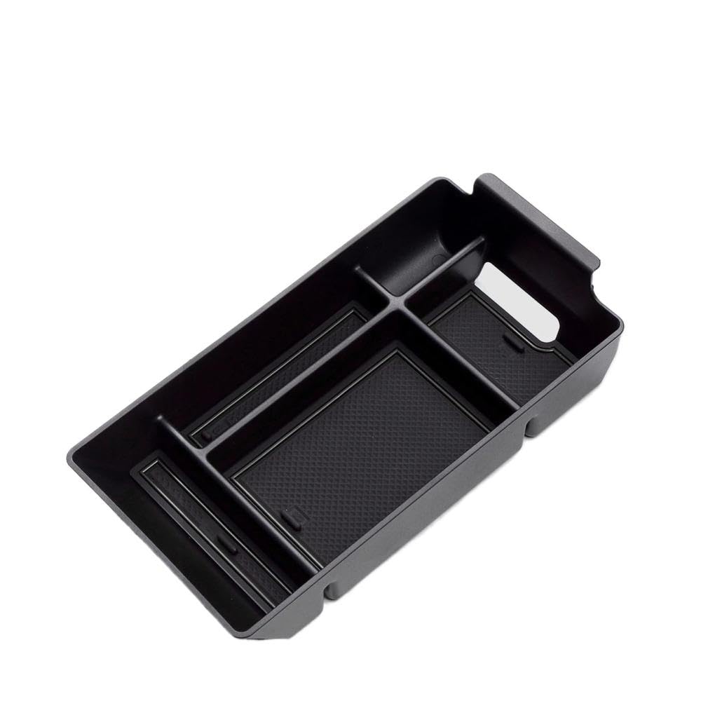 BERTDCX Car Armrest Box Storage Box For Benz C-class C200L For C260L 2022-2024 Car Parts(Black)