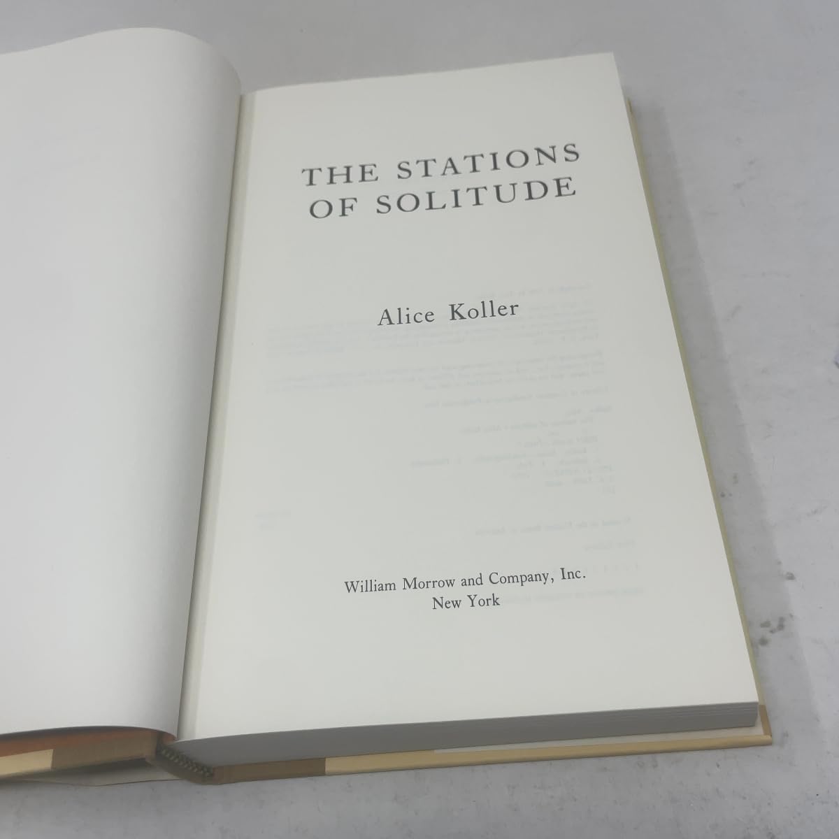 The Stations of Solitude Koller, Alice - PT03