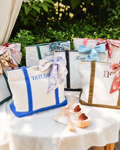 Personalized Embroidered Canvas Tote for Women