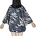 Produktbild G-LIKE Japanische Kimonos Damen Kleiung - Traditionell Haori Kostüm Robe Tokio Harajuku Drachen Muster Antik Jacke Nachthemd Bademantel Nachtwäsche (Blau)