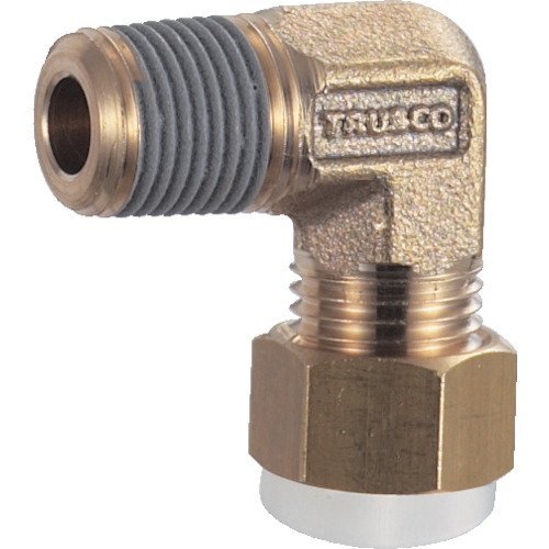 TRUSCO(トラスコ) クイックシール継手 エルボ φ10X6.5 呼びR3/8 TS-10X65-03L