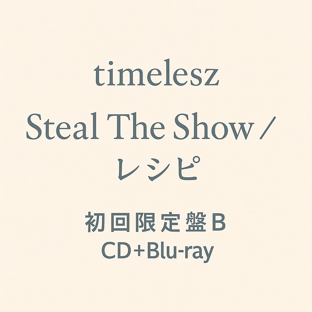 Amazon.co.jp: 【 封入グッズ付き 】 timelesz Steal The Show/レシピ