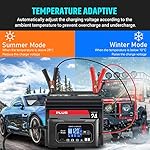 20-Amp Smart Battery Charger,12V/20A and 24V/10A.Lithium,Lifepo4,Lead-Acid(AGM/Gel/SLA..) Car Battery Charger,Trickle…