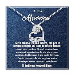 Idea Regalo - VGWON Regalo Mamma, Regalo Mamma Compleanno, Collana Donna per Madre, Festa Della Madre Idee Regali, Gioielli per Natale per Donna 390