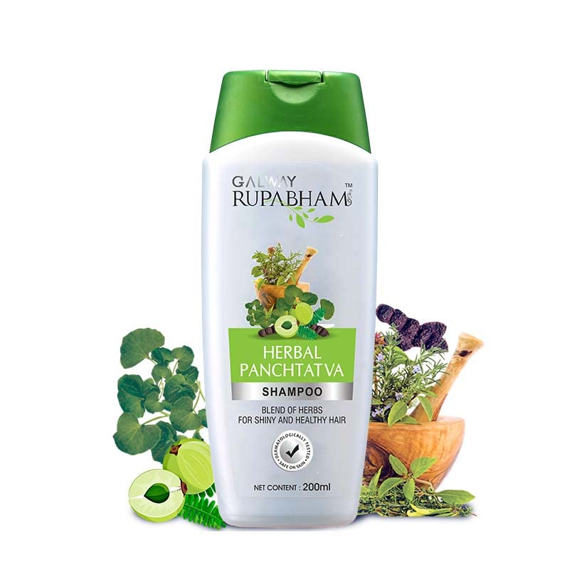Galway Herbal Hair Shampoo With Panchtatav 200 ml | special combination of five carefully selected herbs Amla, Shikakai, Neem, Aloe Vera and Bhringraj.-image-11