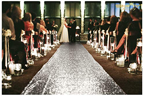ShiDianYi Wedding Carpet Aisle Runner Gold Glitter Runners 36Inchx15FT Wedding Party Prom Ceremony