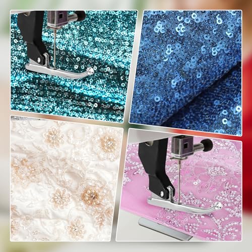 Prensatela para vestido de novia para máquina de coser miniatura 6