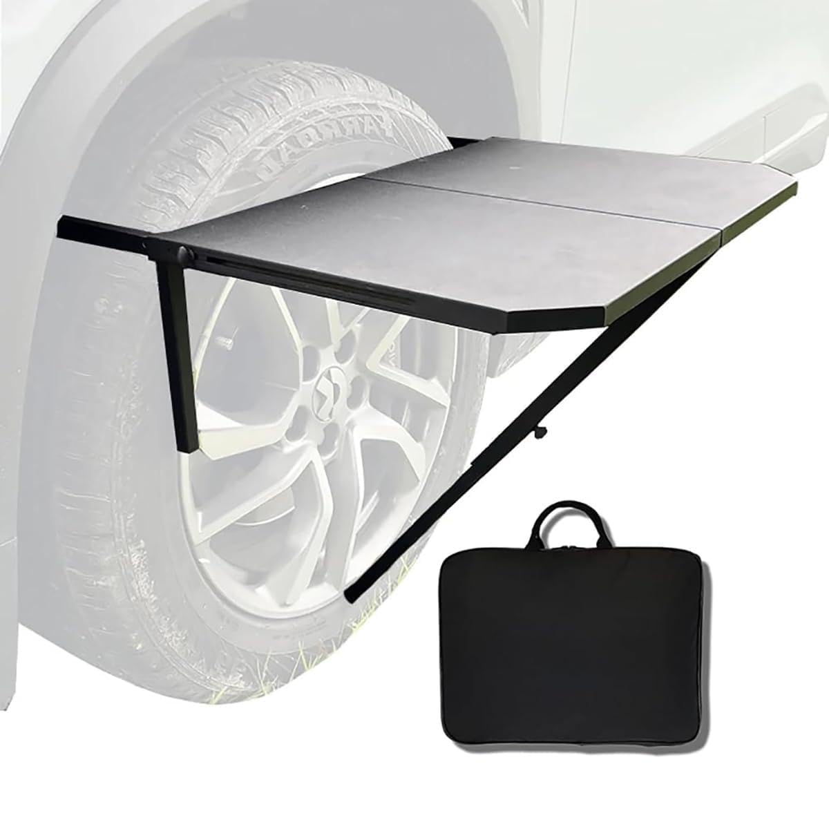 Table de camping pliante réglable en hauteur avec sac inclus