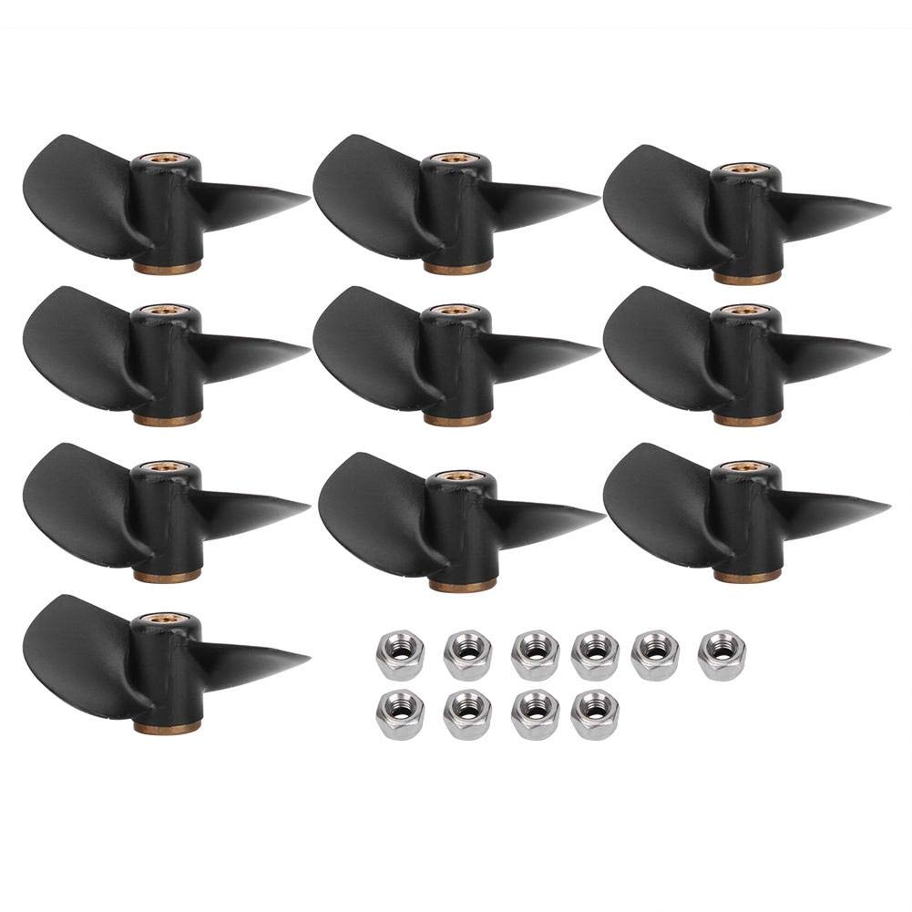 10PCS hélices de Bateau RC, hélice de Rechange pour Bateau FT009 RC