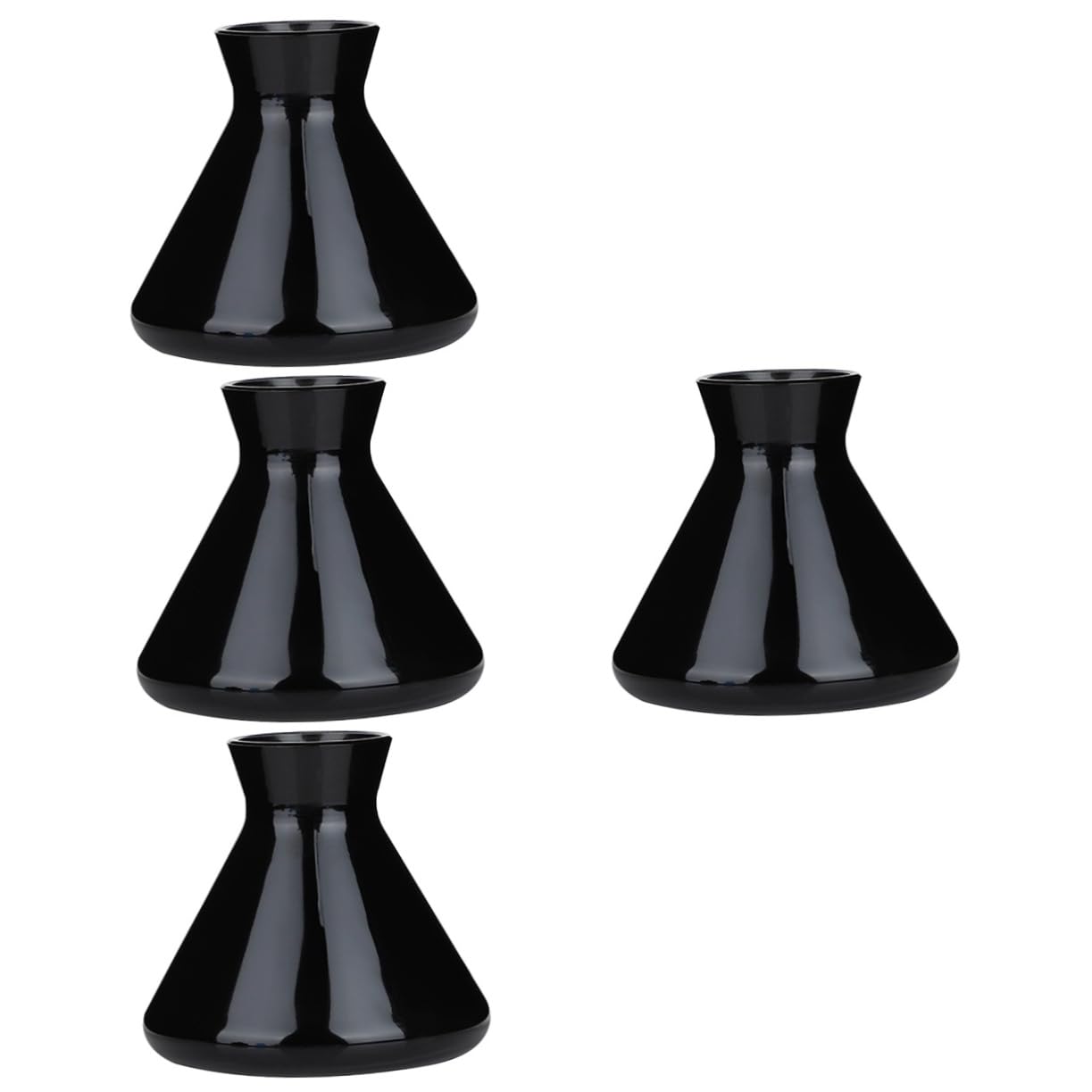 Gatuida Lot De 4 Flacons De Parfum en Verre Mat pour Diffuseur De Parfum