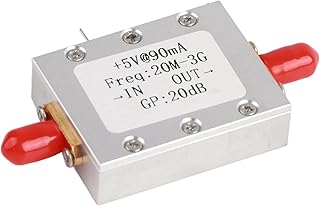 0.02‑3GHZ Wideband RF Signal Amplifier Broadband Module, 0.02‑3GHZ Gain 20DB RF Power Amplifier Module Board Radio Frequency