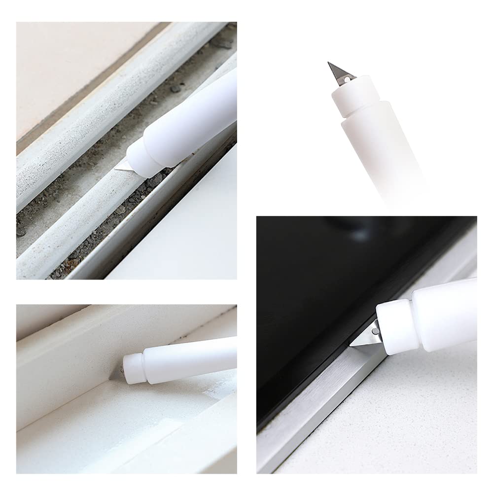 HLIWS Spazzola per la pulizia,spazzola piatti,2 pezzi,bianco grigio,Strumento di rimozione delle macchie integrato,Per Pulizia bagno lavello da cucina