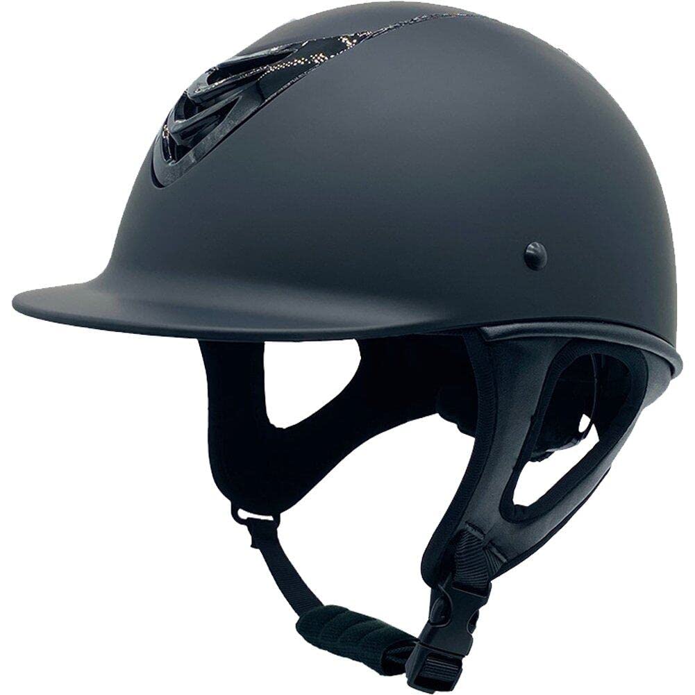 Kask jeździecki dla dorosłych oddychający kask jeździecki kapelusz rycerza zdejmowane rondo kask prędkości akcesoria do jazdy konnej 58-62 cm