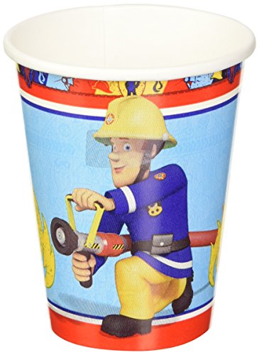 8 Bicchieri Sam il Pompiere