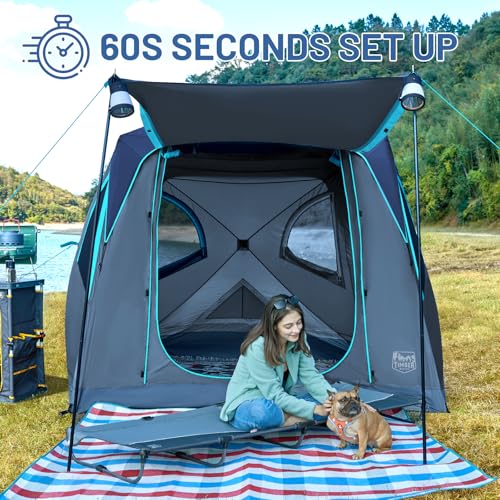 Carpa de Camping Instantánea para 4 Personas TIMBER RIDGE miniatura 4
