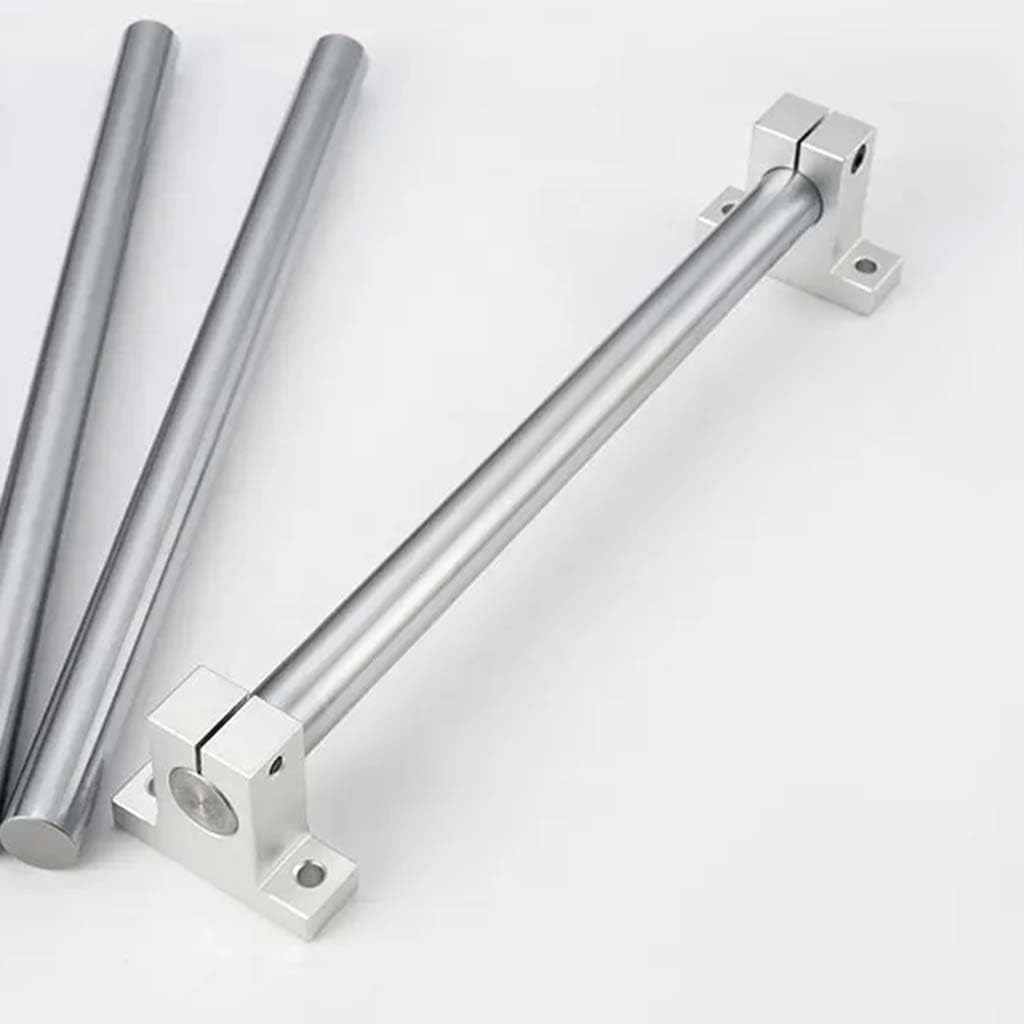 4 Piezas SK8 SK10 SK12 SK16 SK20 SK25 SK30 Soporte De Eje De Riel De Cojinete Lineal De 8 Mm For Mesa XYZ CNC Router SH8A Pieza De Impresora 3D(SK30 30mm)