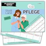 Stadt Land Pflege by snaPmee - Geschenk für Pflegekräfte, Krankenpfleger & Altenpfleger - Quiz Spiel mit 50 Blatt Din-A4