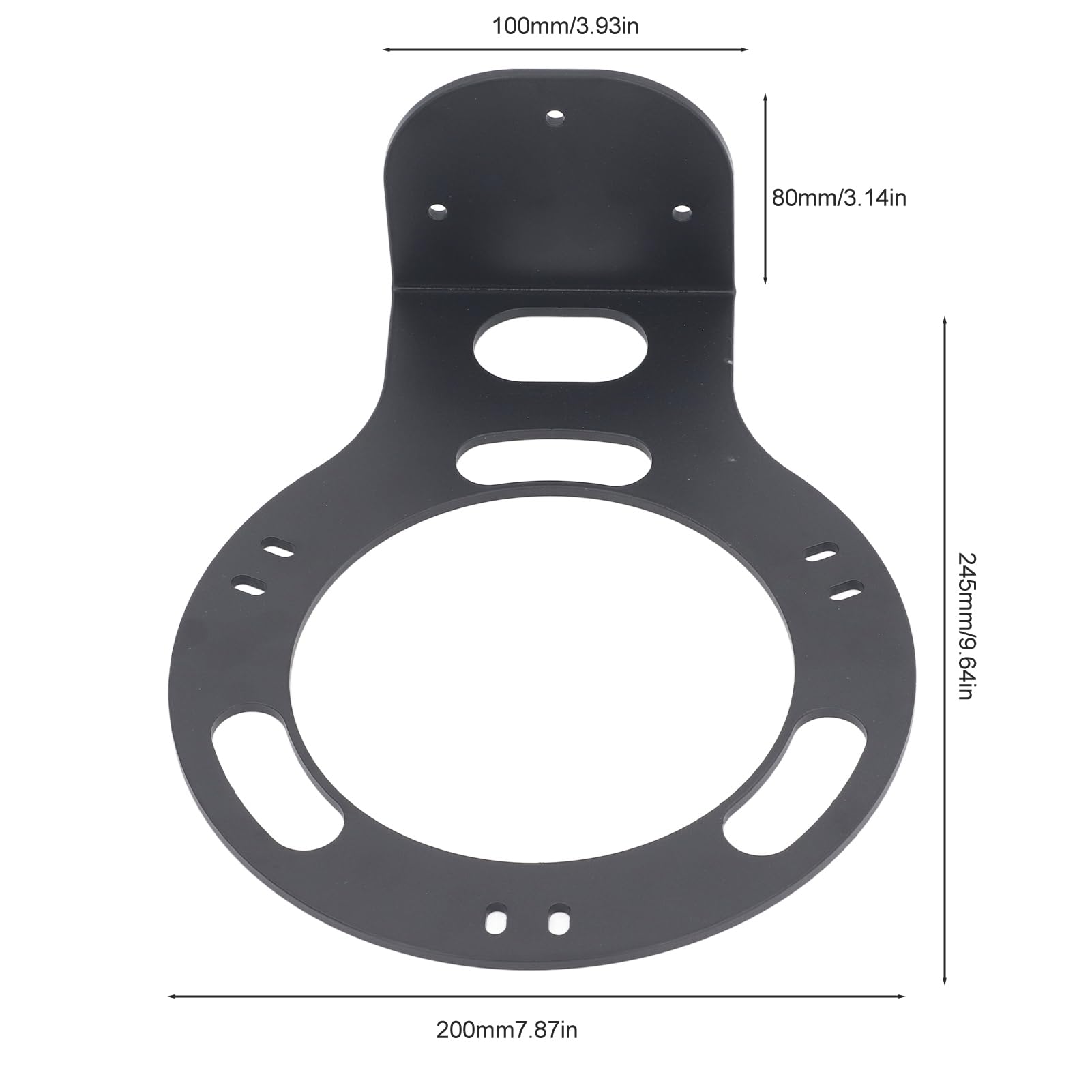 Supporto da Parete per Altoparlante, Struttura in Metallo da 3 Mm per Supporto da Parete per Soundbar AURA STUDIO 4, da per Altoparlante da Scaffale con Hardware di Montaggio per Altoparlanti