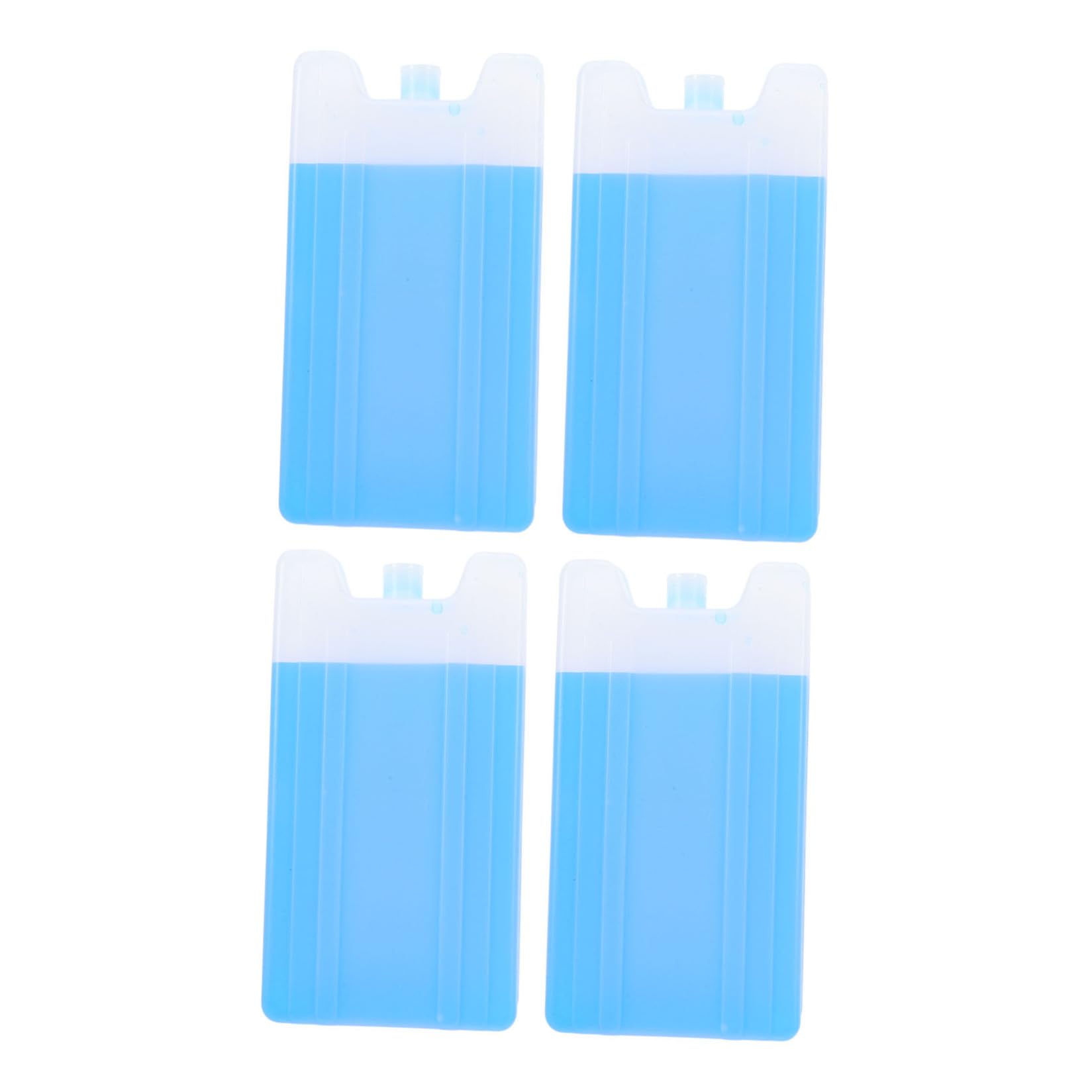BESTYASH 4 Piezas Caja de Hielo Reutilizable de 400ml para Fiesta Verano Ventilador y Paquetes de Congelador Pequeños para Mantener Frescura en Uso Diario y Dormitorios