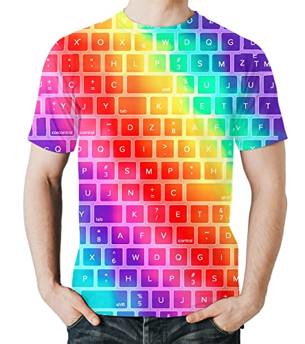 Men Women T-Shirts Unisex 3D Print Short Sleeve Crewneck Graphic Tees3