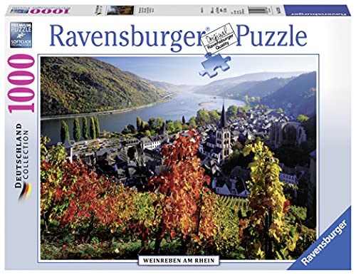 Ravensburger On The River Rhine 1000 Piece Jigsaw Puzzle for Adults – Every Piece is Unique, Softclick Technology Means Pieces Fit Together Perfectly