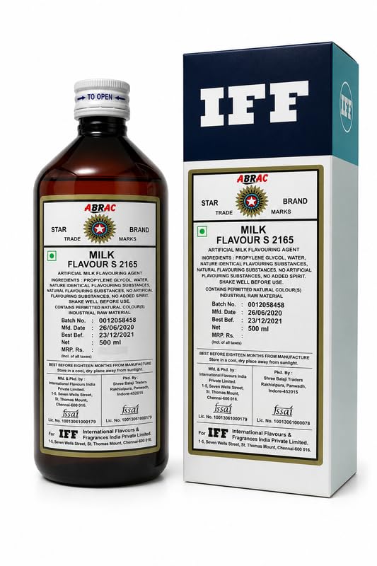 Image of IFF, Milk Flavour 2165, A Natural Identical Flavouring Agent - 500 Ml