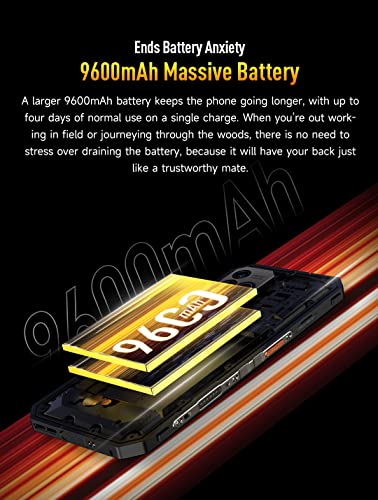 Ulefone Power Armor 19 Outdoor Handy ohne Vertrag, 108MP Triple Kamera, 12GB+256GB, 6.58'' 120Hz...