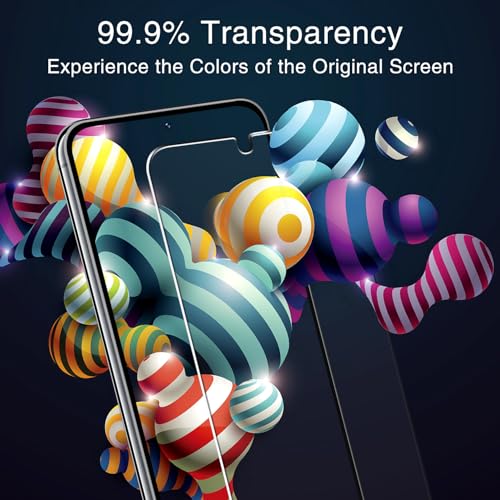 Image of KAREEN 2+2 Pack Screen Protector for Samsung Galaxy S25 Plus Tempered Glass Film with Camera Lens Protector, Fingerprint Unlock Support, Anti Scratch, Bubble Free, Case Friendly