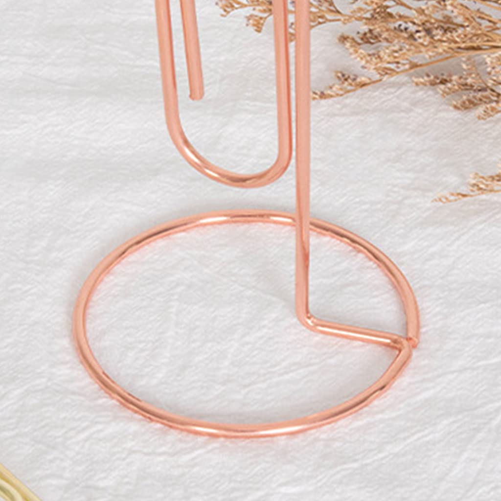 Misright Metal Paper Note Stand, Modern Tabletop Form Factor, Black