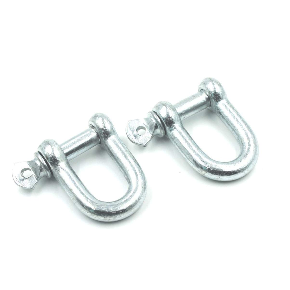 High Strength Cuerdas Para Remolque，Cuerda de Remolque de 5M/16.4 Pies, Tejido de Poliéster de Alta Resistencia Cuerda de Remolque Doble Engrosamiento, Tracción 8T/17000lb,With 2 High-strength U-shape