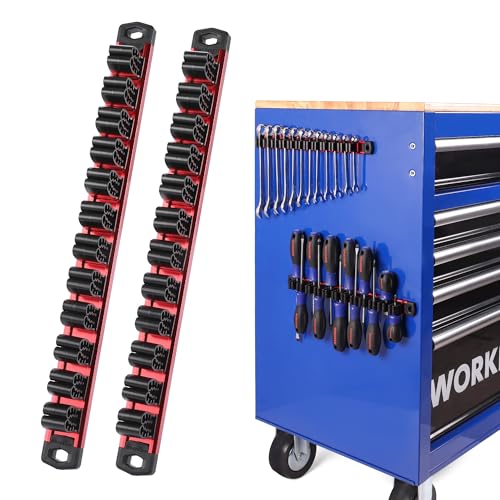 WORKPRO Magnetic Screwdriver and Wrench Organizer