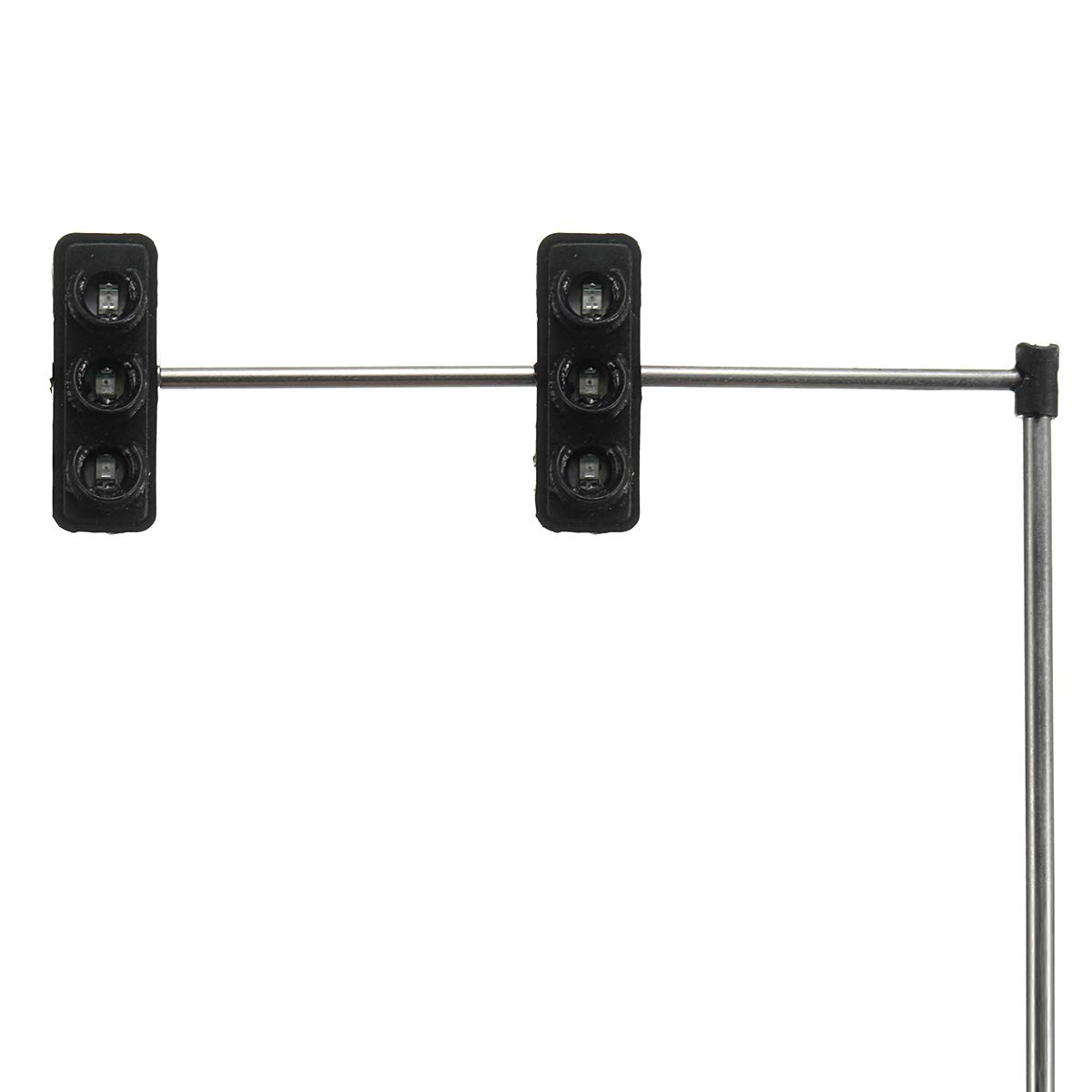 ZYNCUE - Lot De 5 Feux De Signalisation LED - Échelle HO - 3V/12V - Décoration Maison & Train Miniature
