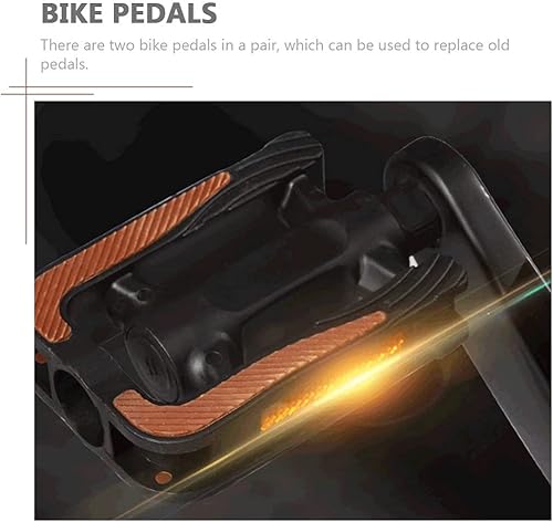Miniatura 3 de BESPORTBLE 1 par de pedales de bicicleta de montaña antideslizantes, pedales planos MTB pedales de plataforma para bicicleta de montaña de carretera