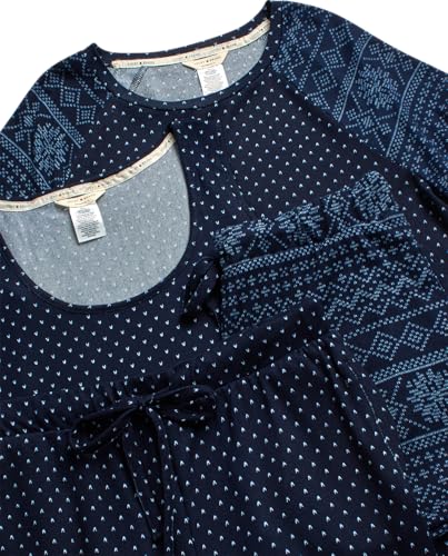 Image of Lucky Brand Women's Pajama Set - 4 Piece Sleep Shirt, Tank Top, Pajama Pants, Lounge Shorts (S-XL)