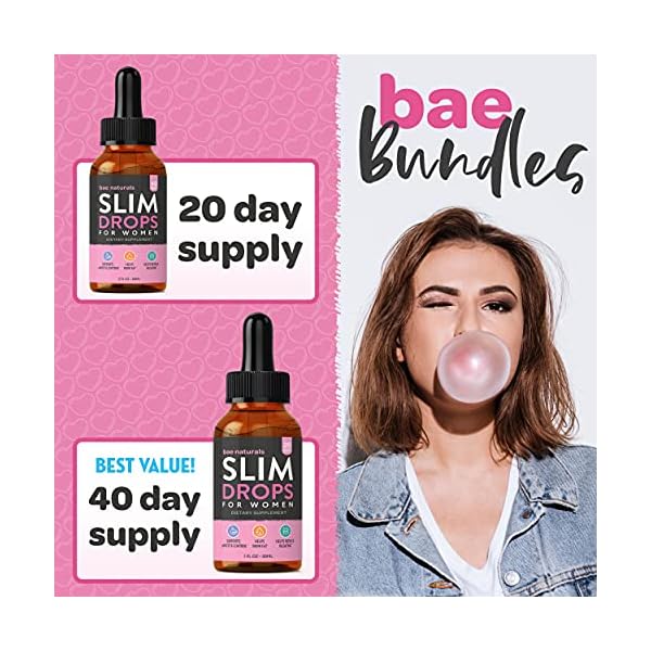 Slim-Drops-All-Natural-Diet-Supplement-Increase-Energy-Focus-Reduce-Bloating-Appetite-Cravings-Raspberry-Ketone-and-African-Mango-Complex-for-Women-20-Day Slim Drops - All Natural Diet Supplement - Increase Energy & Focus - Reduce Bloating, Appetite & Cravings - Raspberry Ketone and African Mango Complex for Women (20 Day)