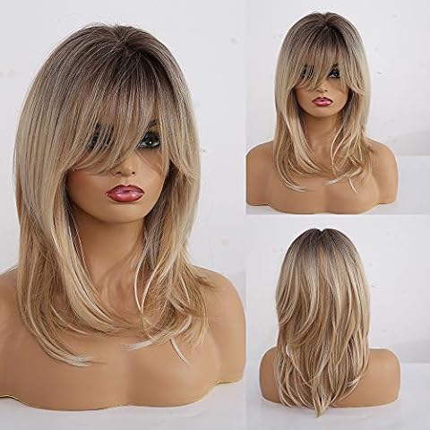 HAIRCUBE Nature Layered Wigs with Bangs Cover