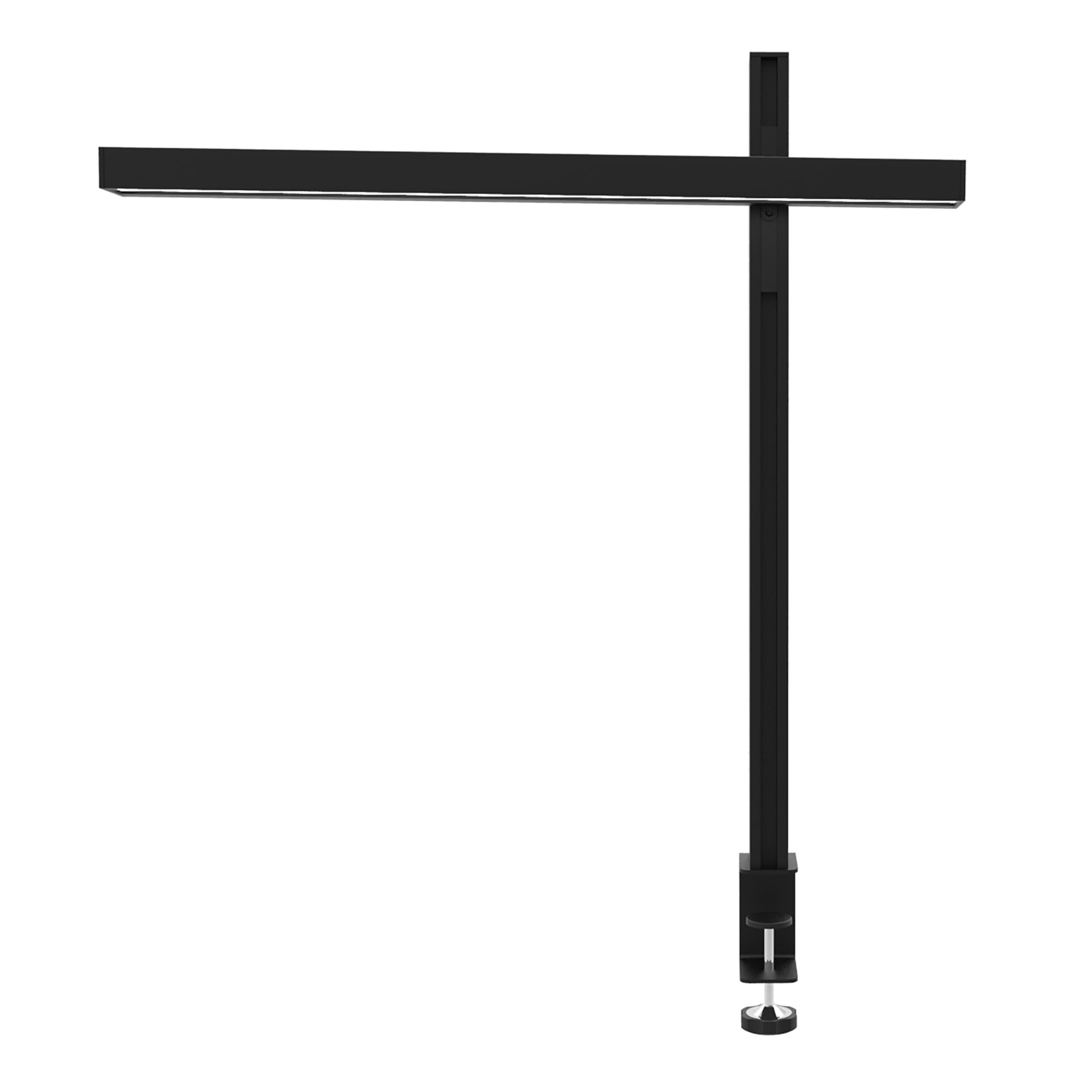 Unilux Zenith Schreibtisch-Leuchte mit dreh- und verschiebbaren Arm, Lampe dimmbar in Lichtintensität und Farbtemperatur, 60-Minuten-Timer, schwarz