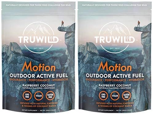 Motion - All Natural Preworkout - Electrolytes, Beet Root, Adaptogens, Peak O2, Vitamins, Natural Caffeine - Clean Energy Powder for Men & Women - 2 Pack