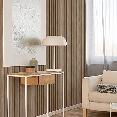 Fresco Natural Wooden Slats Wallpaper Cover
