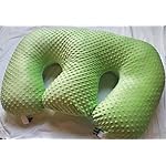 The-TWIN-Z-Pillow-Lime-Green-The-Only-6-in-1-Twin-Pillow-Breastfeeding-Bottlefeeding-Tummy-Time-Support-A-Must-Have-for-Twins-Lime-Green