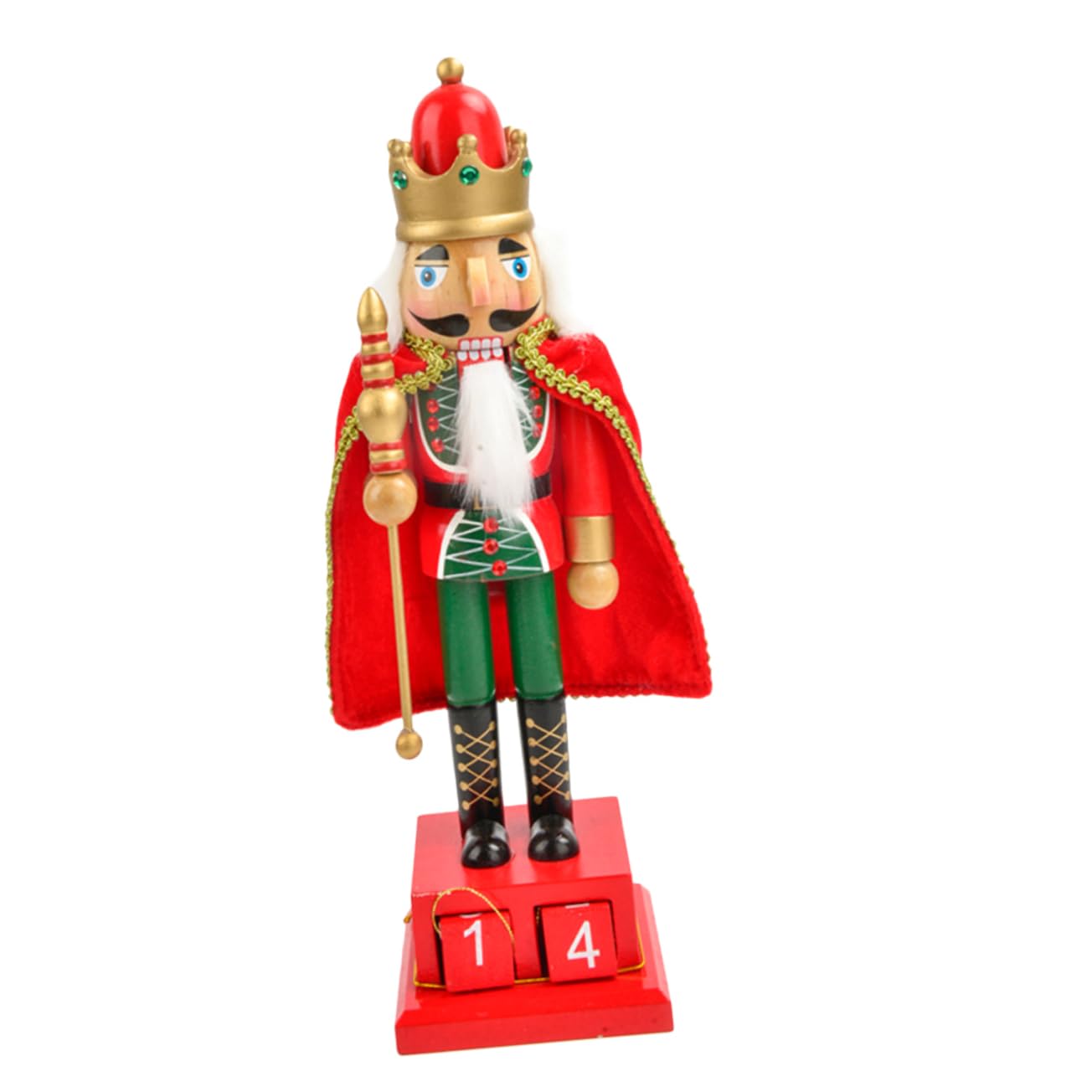 ABOOFAN Adornos De Cascanueces De Navidad De Madera Soldado De Figura De Cascanueces Decoración para Calendario De Regresiva De Navidad para Fiesta