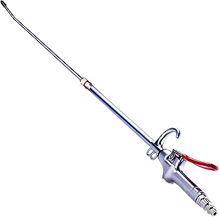 High Volume Powerful Industrial Air Blow Gun, 17-26 Inch Extensible Stainless Steel Air Flow Nozzle, Pneumatic Air Compressor Accessories Tool