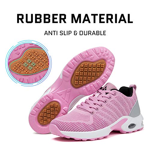 Image of Mishansha Womens Sneakers Air Cushion Running Tennis Shoes Women Lightweight Arch Support Walking Shoes