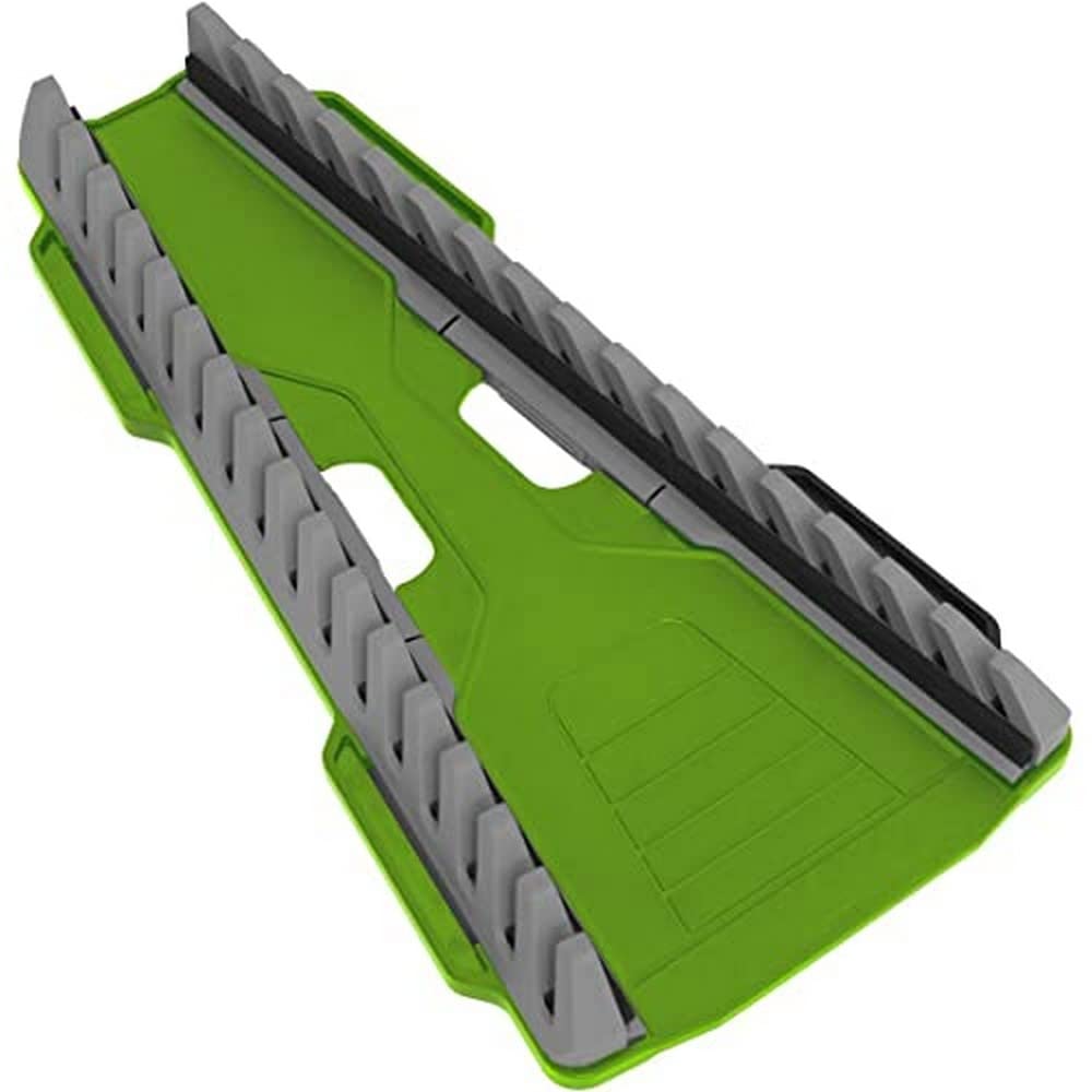 Sealey WR11HV Reversible Spanner Rack 16pc Hi-Vis Green Holds 16 Spanners