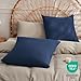 PHF 100% Cotton Waffle Weave Throw Pillow Cover, 18